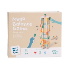 BS TOYS - Ξύλινο παιχνίδι πύργος ισορροπίας Mega balance (BS495)