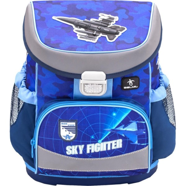 Belmil - Σχολική Τσάντα Δημοτικού Sky Fighter (40533-SF)