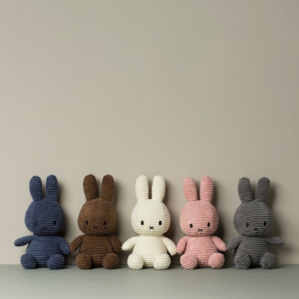 Bon Ton Toys - Miffy Sitting Corduroy Grey (24.182.206)