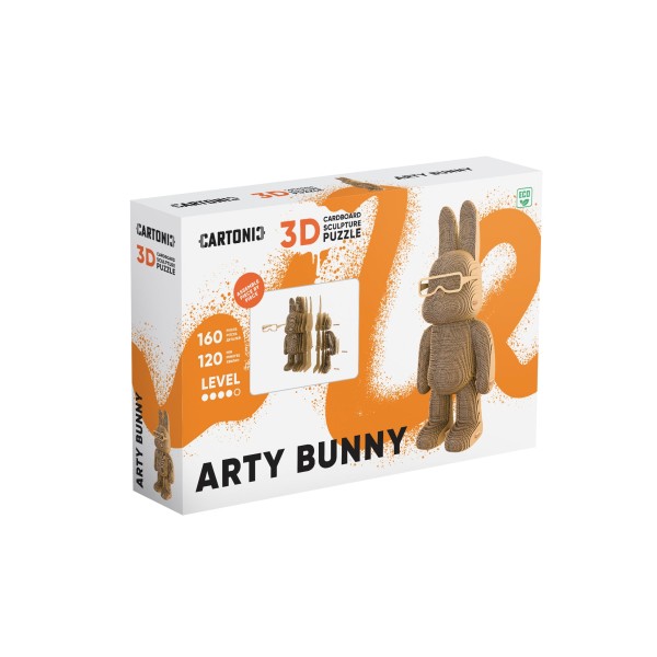 CARTONIC - ARTY BUNNY 3D Puzzle (CARTARTBUNN)