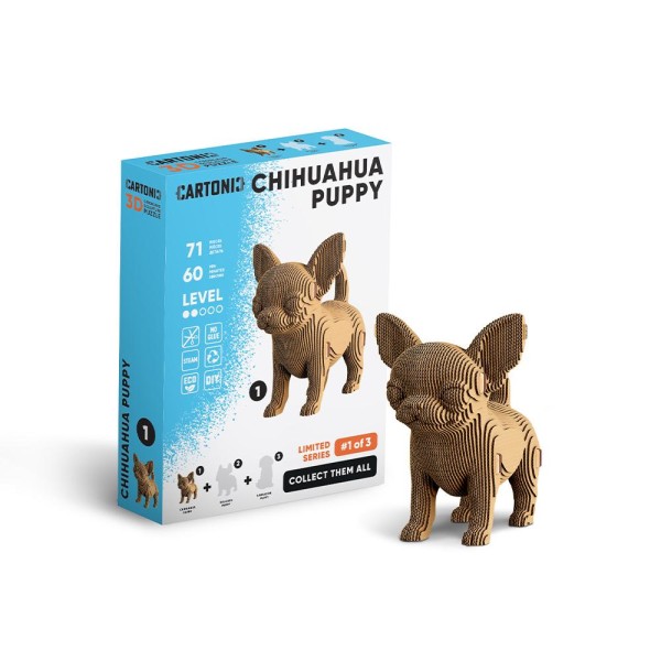 CARTONIC - CHIHUAHUA PUPPY 3D Puzzle (CARTMNCHIHU)