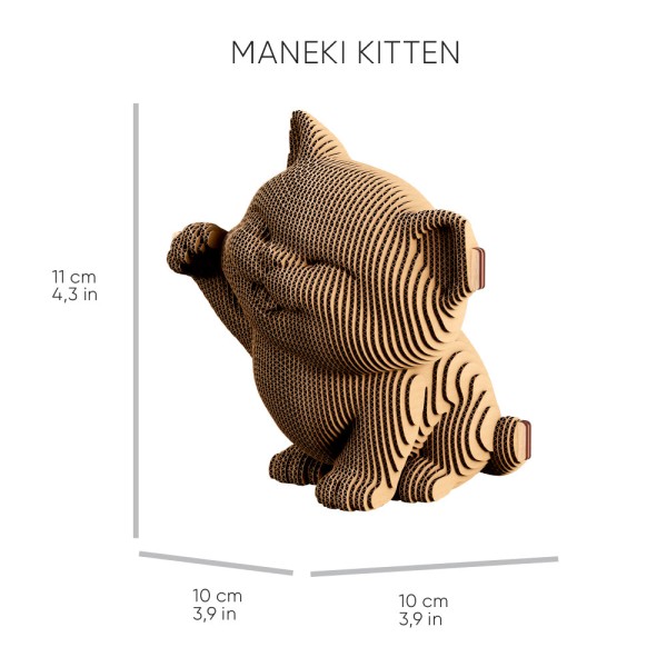 CARTONIC - MANEKI KITTEN 3D Puzzle (CARTMNMANE)