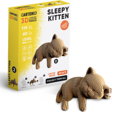 CARTONIC - SLEEPY KITTEN 3D Puzzle (CARTMNSLEEP)
