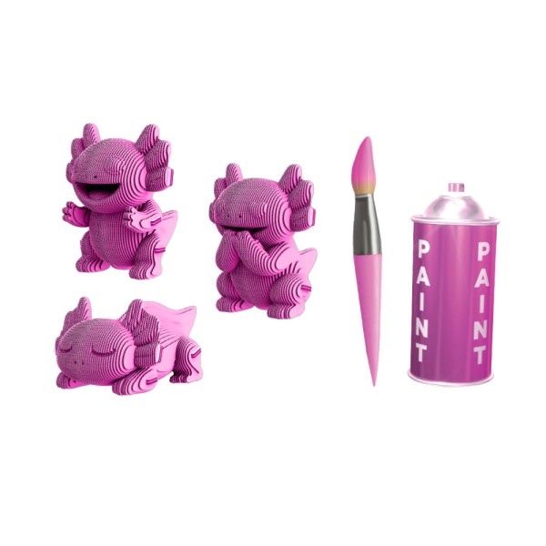 CARTONIC - AXOLOTLS TRIO 3D Puzzle (CARTTRIOAXOL)