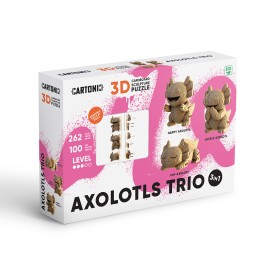 CARTONIC - AXOLOTLS TRIO 3D Puzzle (CARTTRIOAXOL)