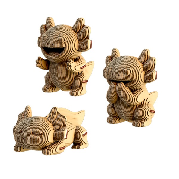 CARTONIC - AXOLOTLS TRIO 3D Puzzle (CARTTRIOAXOL)