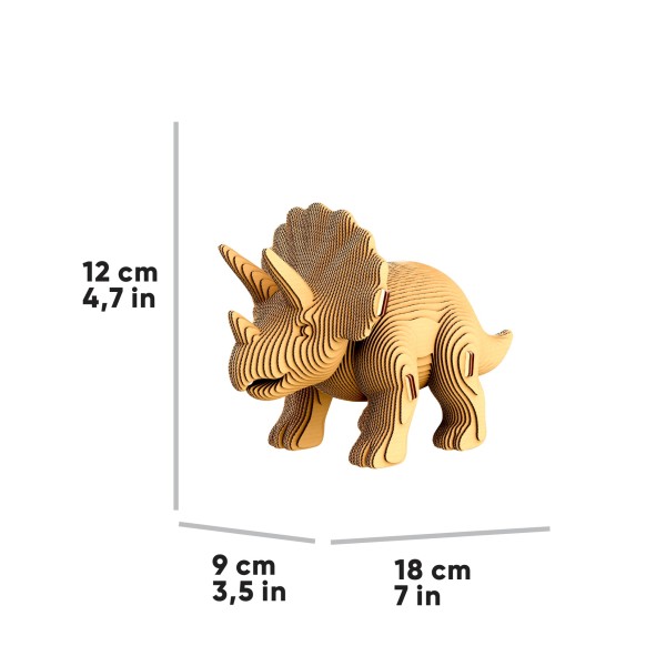 CARTONIC - TRICERATOPS 3D Puzzle (CCARTTRIC)