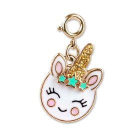 CHARM IT - Gold Unicorn Smiley Charm (CT02-11)