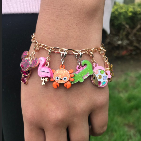 CHARM IT - Glitter Crab Charm (CT02-34)