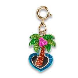 CHARM IT - Gold Glitter Palm Tree Charm (CT06-06)
