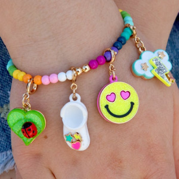 CHARM IT - 4mm Rainbow Stretch Bracelet (CT08-01)