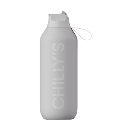 Chilly's - Μπουκάλι Θερμός με Καλαμάκι 500ml Γκρι (094626)