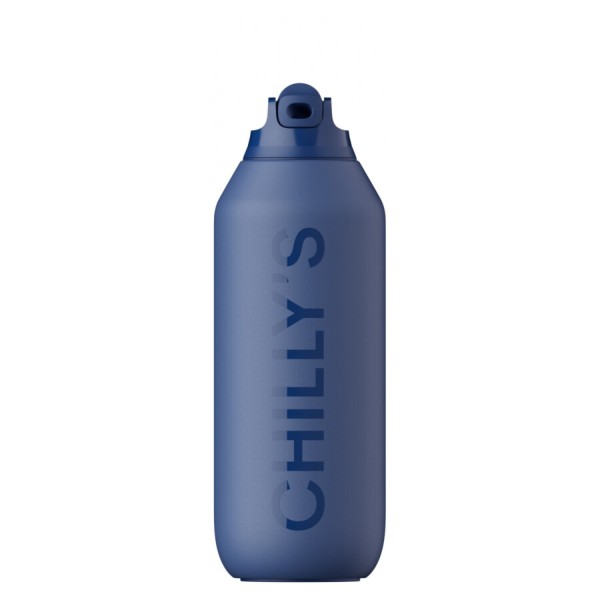 Chilly's - Μπουκάλι Θερμός με Καλαμάκι 500ml Μπλε (095708)