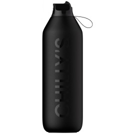 Chilly's - Μπουκάλι Θερμός με Καλαμάκι 1000ml Μαύρο (095715)