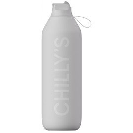 Chilly's - Μπουκάλι Θερμός με Καλαμάκι 1000ml Γκρι (095722)
