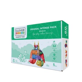 CLEVERCLIXX - Μαγνητικά πλακίδια Original Pack Intense  60 κομμάτια (CC1008)