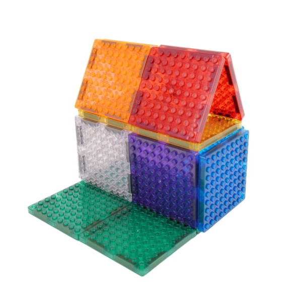 CLEVERCLIXX - Μαγνητικά πλακίδια Brick Tiles Pack Intense 16 κομμάτια (CC1023)