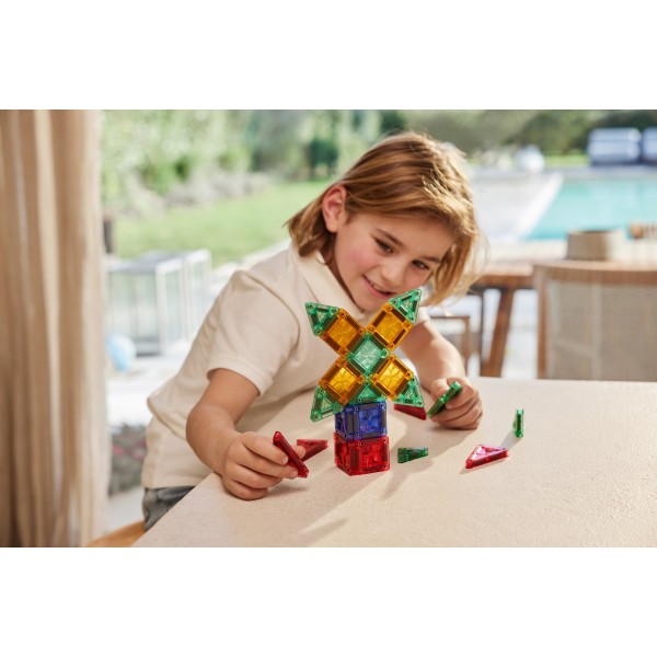 CLEVERCLIXX - Μαγνητικά πλακίδια Mini Tiles Pack Pastel  28 κομμάτια (CC1027)