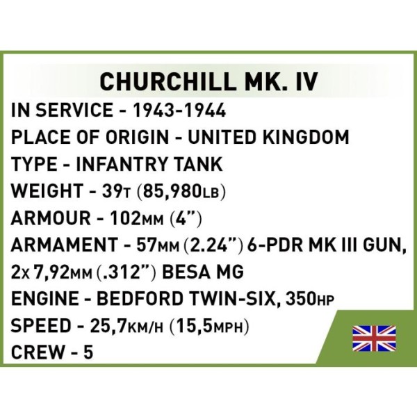 Cobi - Τανκ Churchill Mk. IV (C2717)