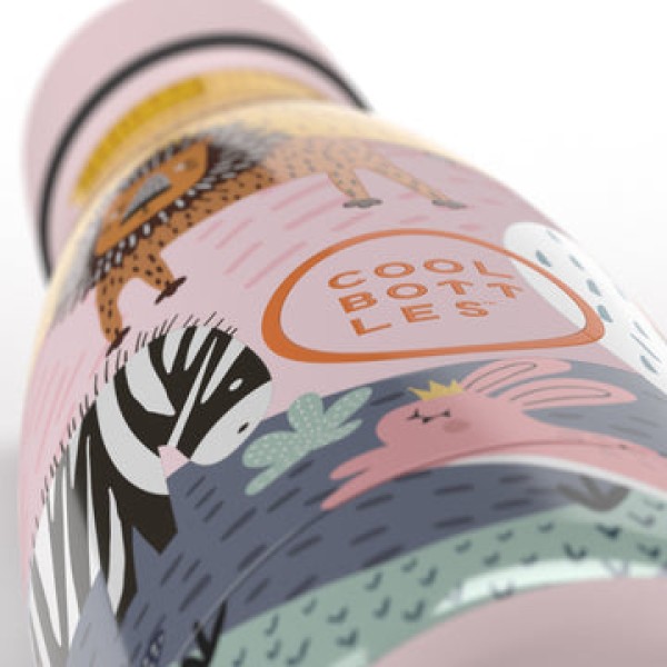 Cool Bottles - Ανοξείδωτο μπουκάλι Άγρια ζώα 260ml (CB303207)
