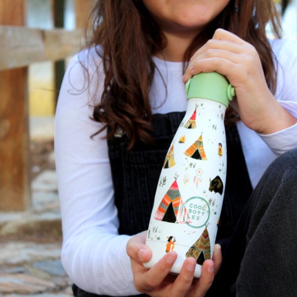 Cool Bottles - Ανοξείδωτο μπουκάλι Ινδιάνοι 260ml (CB303238)