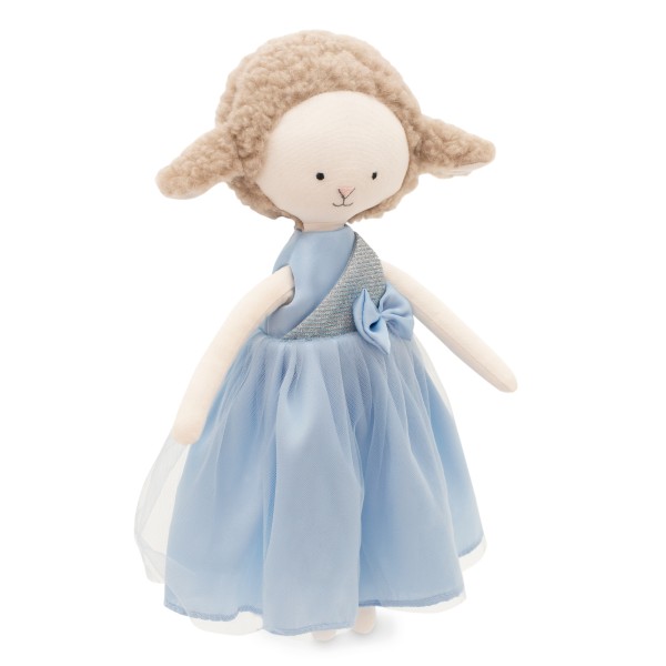 Cotti Motti - Κούκλα Πάνινη Zoe The Sheep Blue Satin Dress (CM03-13)