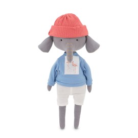 Cotti Motti - Κούκλα Πάνινη Ali The Elephant Blue Sweatshirt (CM04-14)