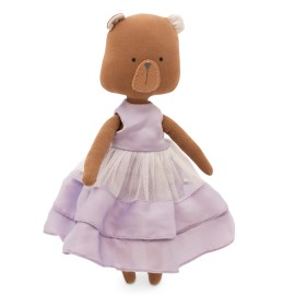 Cotti Motti - Κούκλα Πάνινη Oscar The Bear Purple Dress (CM07-16)
