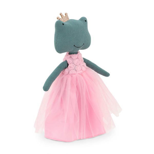 Cotti Motti - Κούκλα Πάνινη Fiona The Frog Pink Dress With Roses (CM12-15)