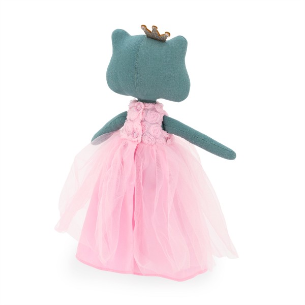 Cotti Motti - Κούκλα Πάνινη Fiona The Frog Pink Dress With Roses (CM12-15)