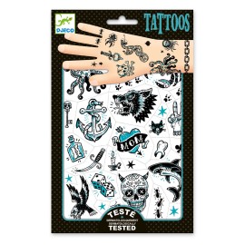 Djeco - Τατουάζ 'Ασπρόμαυρα σχέδια' (09594)