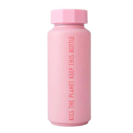 Design Letters - Θερμός μπουκάλι από ανοξείδωτο ατσάλι Pink kiss  500ml (30100105PKISS)