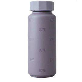 Design Letters - Θερμός μπουκάλι από ανοξείδωτο ατσάλι Purple Love 500ml (30100105PRLOVE)