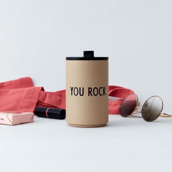 Design Letters - Θερμός ποτήρι από ανοξείδωτο ατσάλι YOU ROCK 350ml (30101003B)