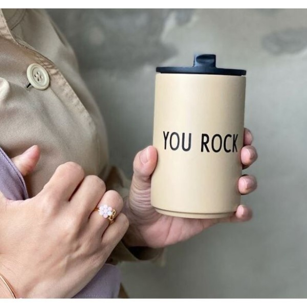 Design Letters - Θερμός ποτήρι από ανοξείδωτο ατσάλι YOU ROCK 350ml (30101003B)