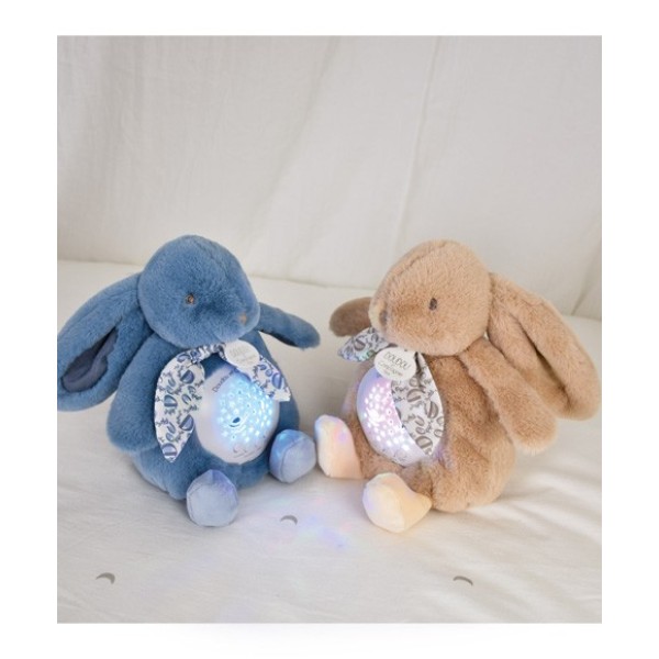 Doudou et Compagnie - Μουσικός Προτζέκτορας με Φως Λαγουδάκι Μπλε (DC4201)