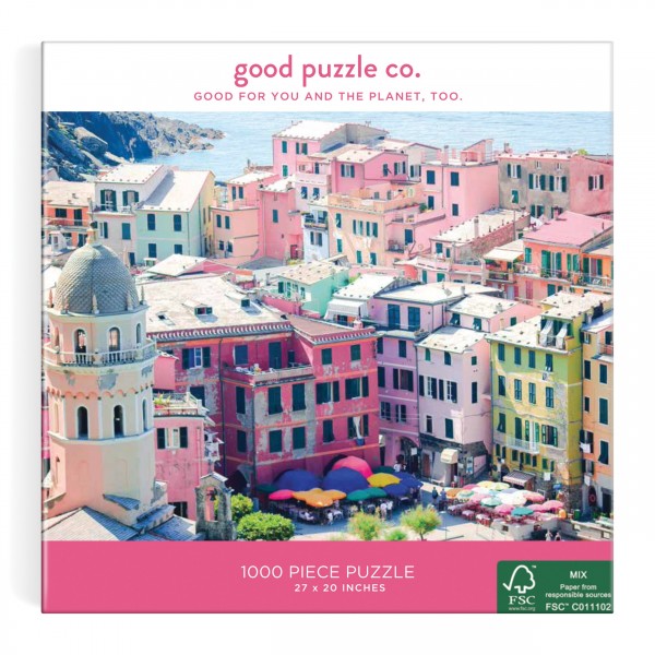 GOOD PUZZLE COMPANY - Παζλ 1000 κομματιών "Colourful Vernazza Italy" (GΡC1583)