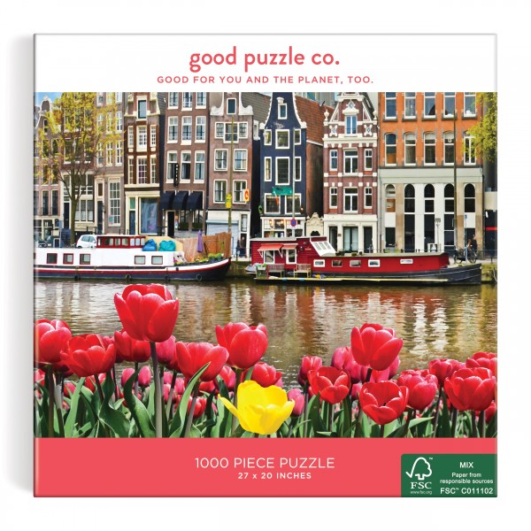GOOD PUZZLE COMPANY - Παζλ 1000 κομματιών "Flowers In Amsterdam" (GΡC1521)