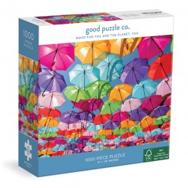 GOOD PUZZLE COMPANY - Παζλ 1000 κομματιών "Rainbow Umbrellas" (GΡC1590)