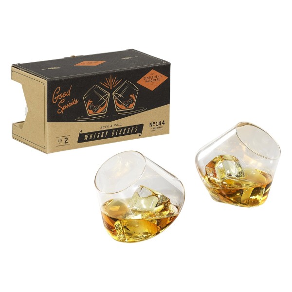 Gentlemen's Hardware - Rock & Roll Whisky Glasses (GEN144)