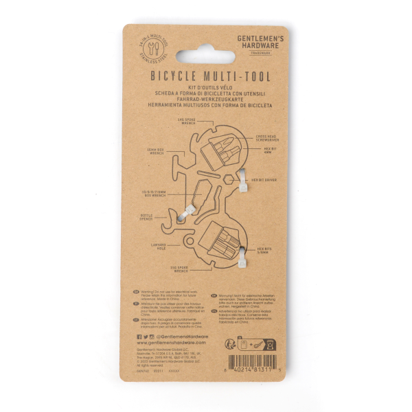 Gentlemen's Hardware - Bicycle Multi-Tool (GEN762)