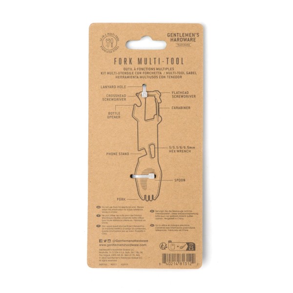 Gentlemen's Hardware - Fork Multi-Tool (GEN763)