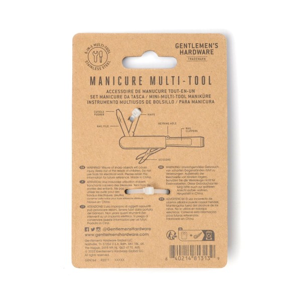 Gentlemen's Hardware - Manicure Multi-Tool (GEN764)