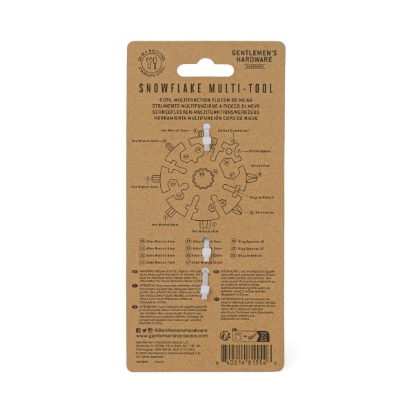Gentlemen's Hardware - Snowflake Tool (GEN809)