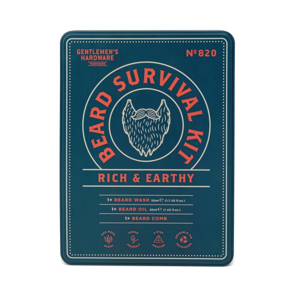 Gentlemen's Hardware - Beard Survival Kit (GEN820)