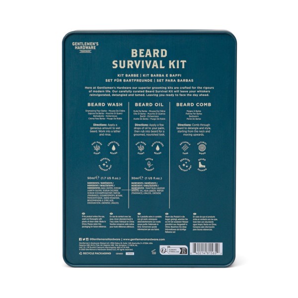 Gentlemen's Hardware - Beard Survival Kit (GEN820)