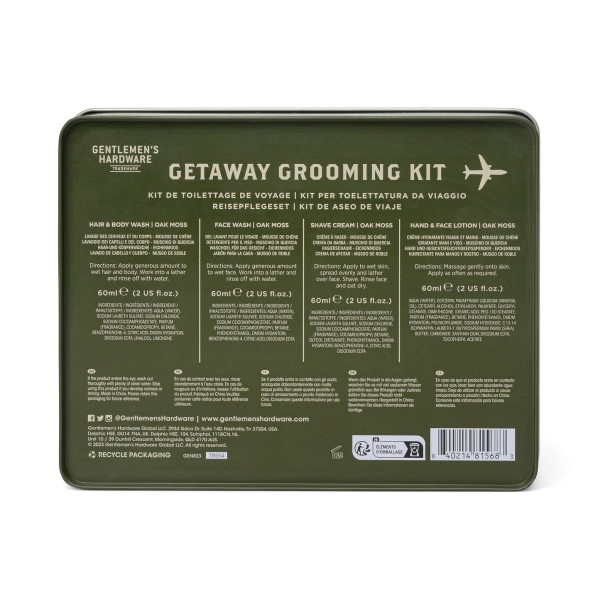 Gentlemen's Hardware - Getaway Grooming Kit (GEN823)