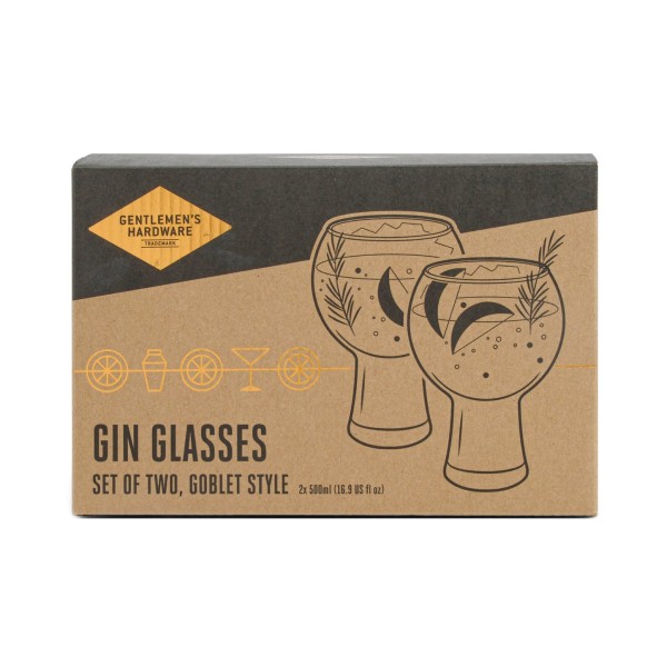 Gentlemen's Hardware - Gin Glasses Set of Two (GEN855)