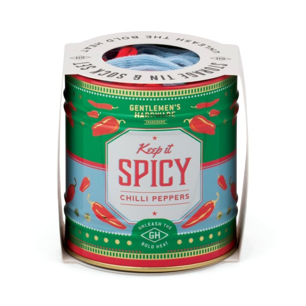 Gentlemen's Hardware - Socks in a Can - Chillies (GEN911)