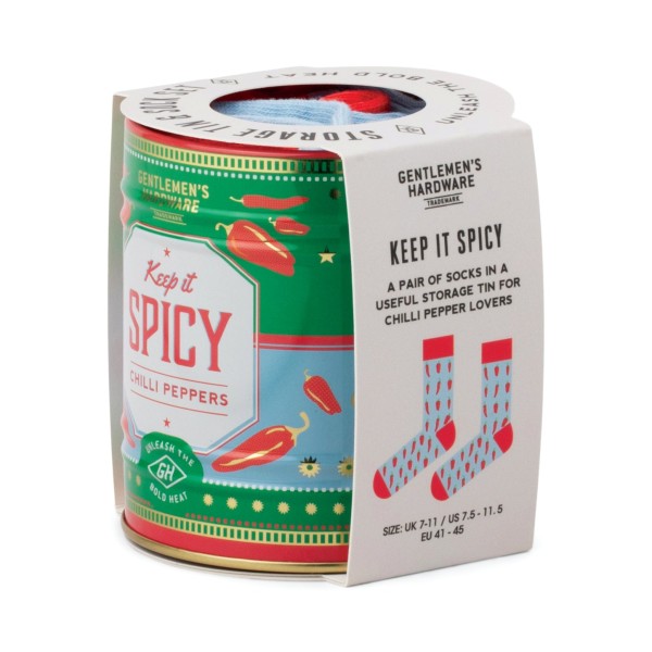 Gentlemen's Hardware - Socks in a Can - Chillies (GEN911)